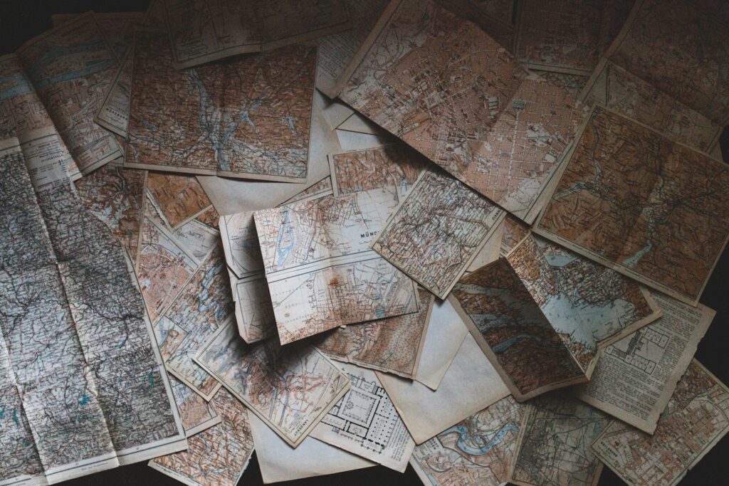 Multiple maps representing national SEO across the whole UK