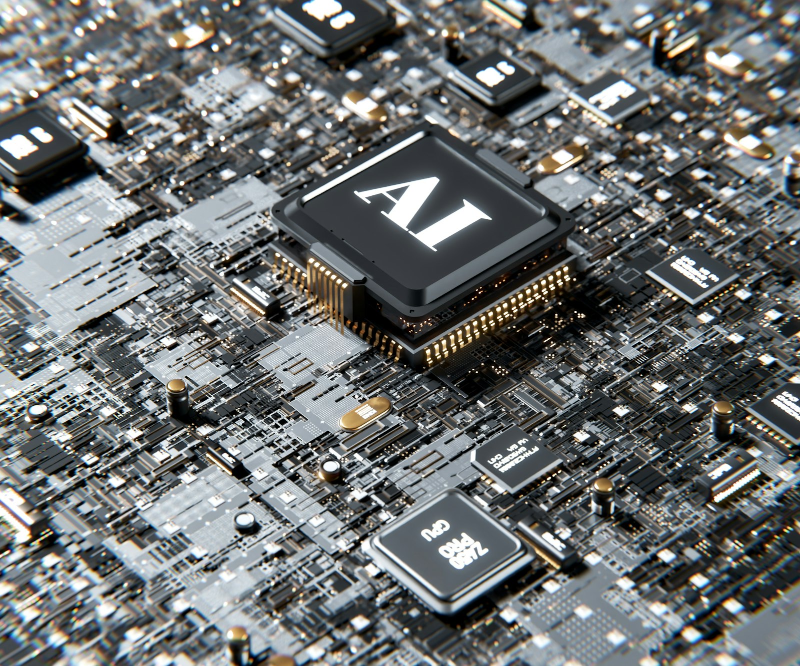 AI computer chip representing how artificial intelligence is changing SEO for UK businesses